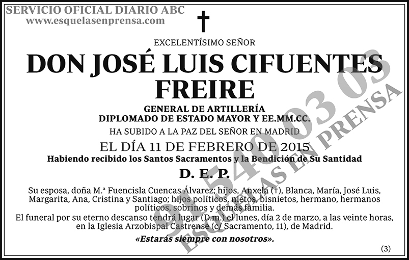 José Luis Cifuentes Freire